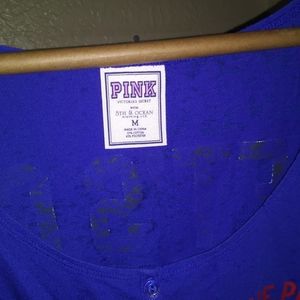 Victorias Secret Pink. Rangers Crop Top